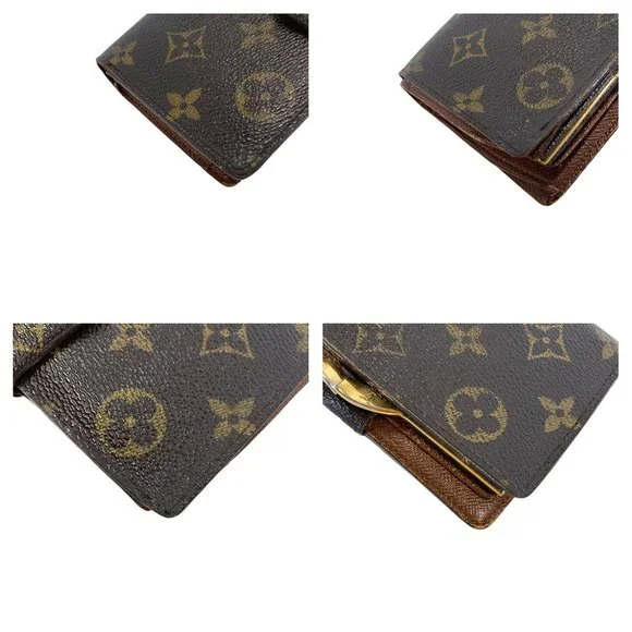 Authentic Louis Vuitton Wallet Porte Monnaie Billets Viennois Bifold Brown Monog - Picture 6 of 13